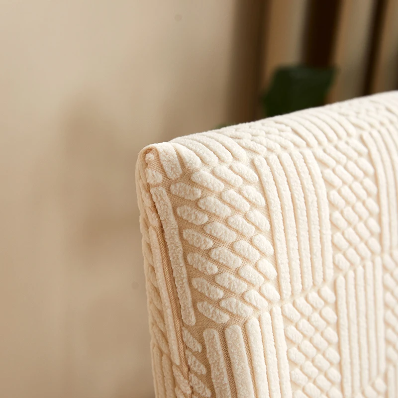 Wholesale waterproof soft Jacquard wedding chair covers stretch chair seat covers with skirt