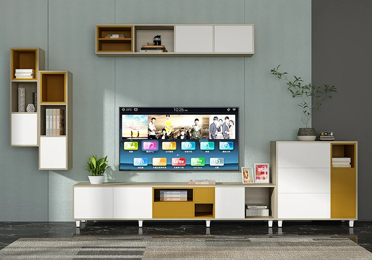 Wholesale Cheap home furniture wooden cabinet pictures modern living room tv stand furniture