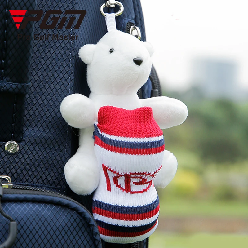 PGM QJ004 Golf Bag Ball Clip Hold Two Balls Mini Pendant Small and Lightweight Ball Cover