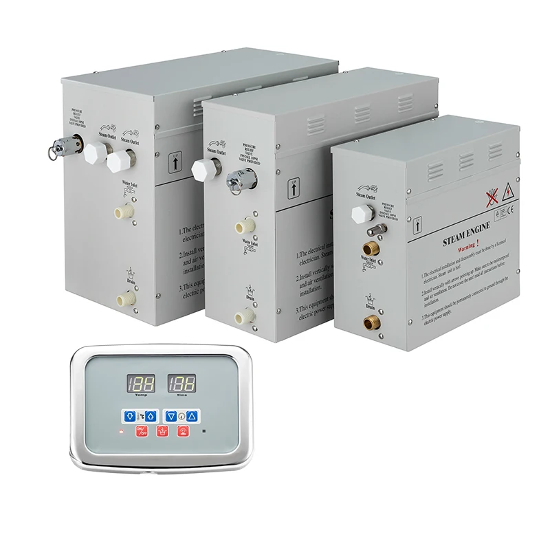 Stepon APP control WiFi smart control panel steam bath generator 9kw steam generator for shower room steam sauna generator