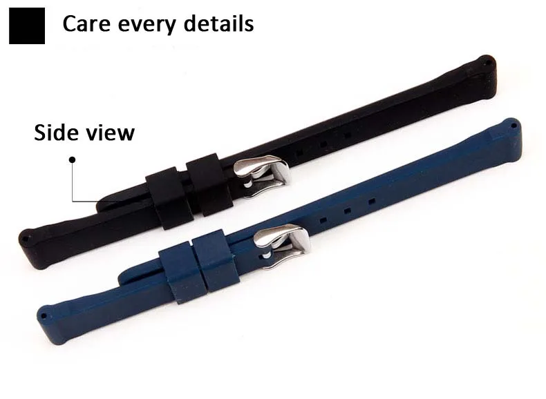 Ремешок силиконовый для часов, спортивный Мягкий Силиконовый браслет с пряжкой из нержавеющей стали, аксессуары для смарт-часов, 22 мм 24 мм