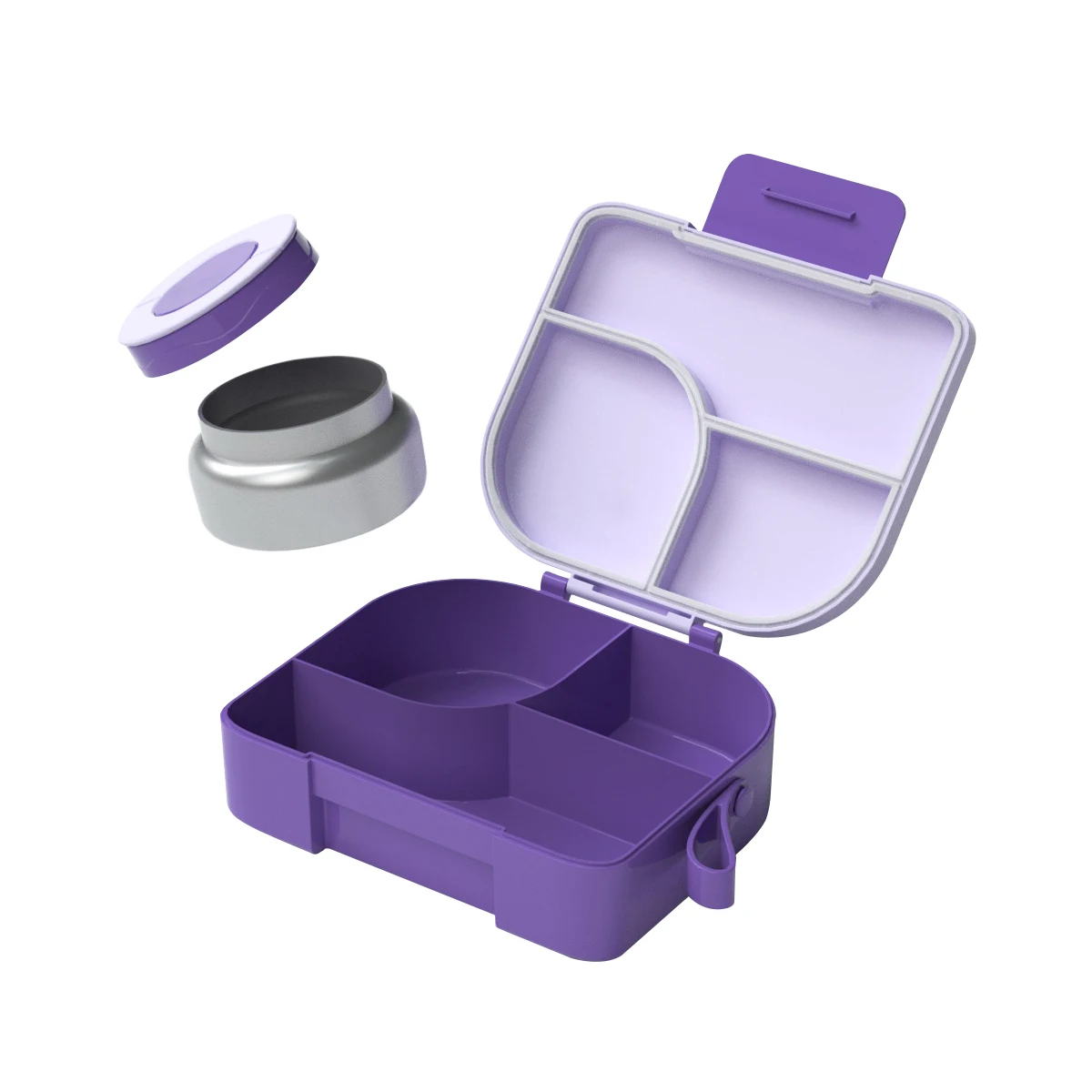 Cute Lunch Containers For Kids Bento Box Durable On-The-Go Meal Bpa-Free Kids Bento Box