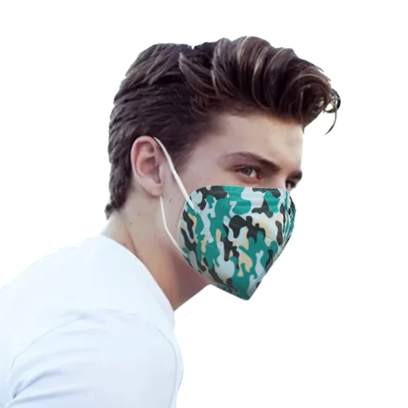 ZHONGJIANLE Aura Anti Dust PM2.5 Reusable FFP2 KN 95 Facemask Camouflage Masks Maker KN95