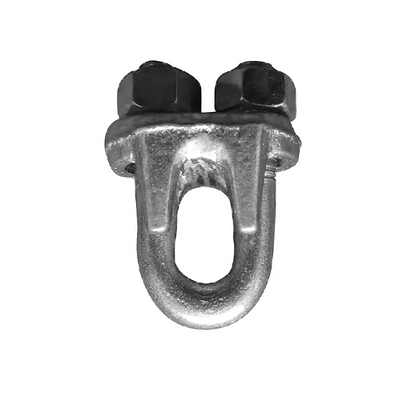 Stainless Steel US Type Drop Forged Wire Rope Clip Cable Clamps For Lifting