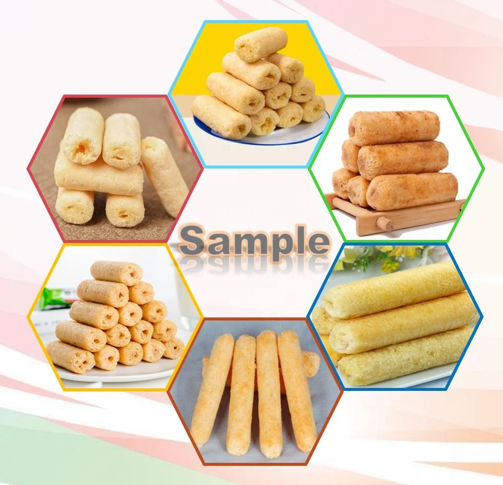 Crunchy Puffed Snack Breakfast Cereal Corn Flakes Making Machine