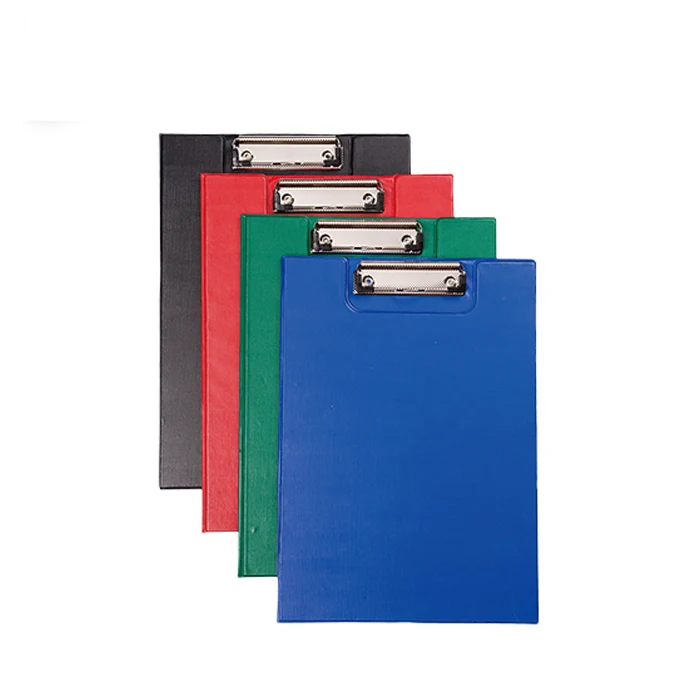 China factory price double side plastic clip board a4 clip file folder with good quality