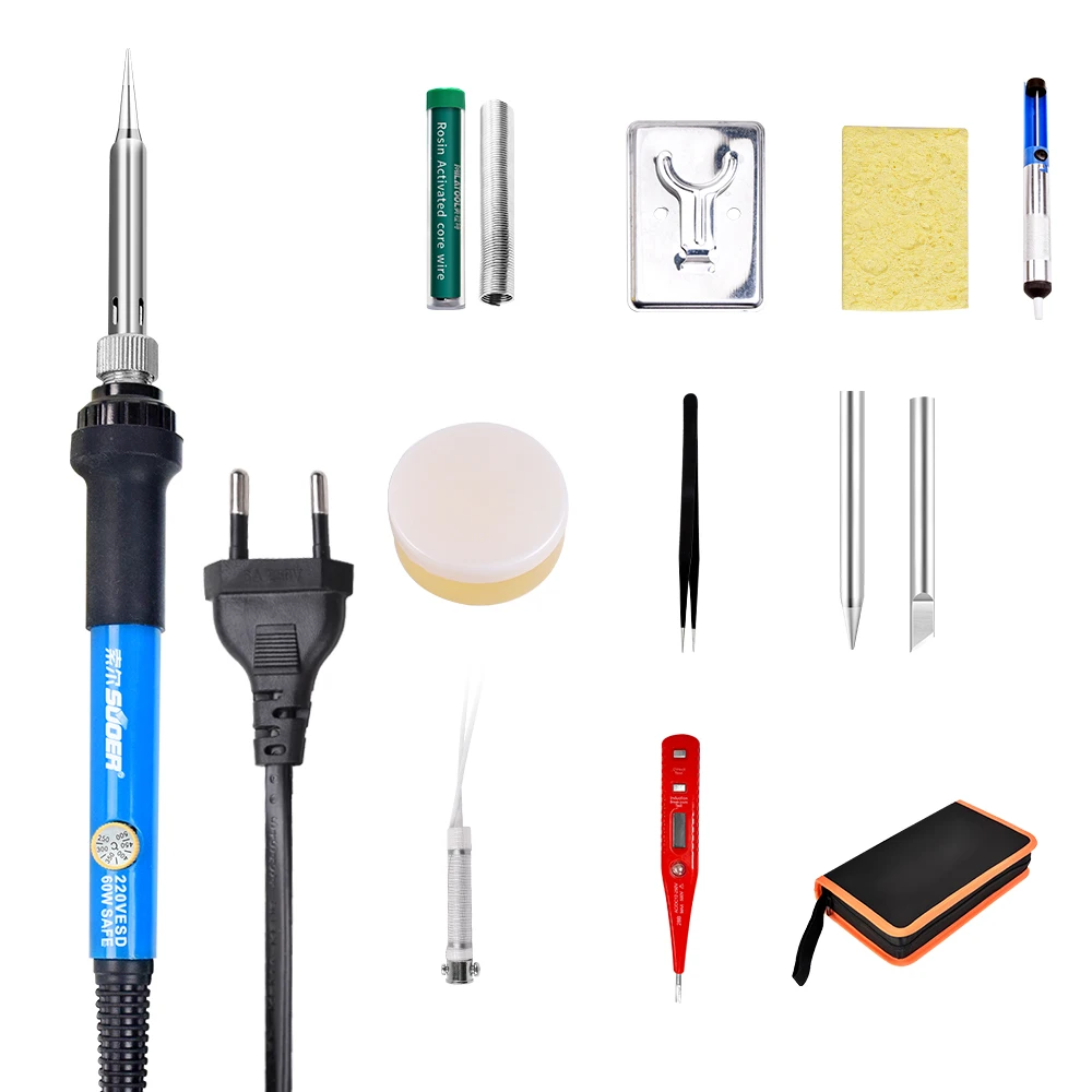 Electric 60W adjustable temperature soldering iron kit welding & soldering supplies soldering iron set