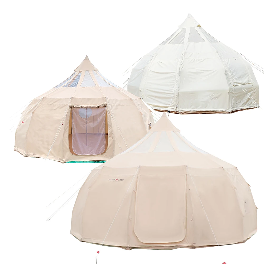 European Waterproof Wind-Resistant Family, Hiking Outdoor Large Luxury Yurt Glamping Tent For Events/