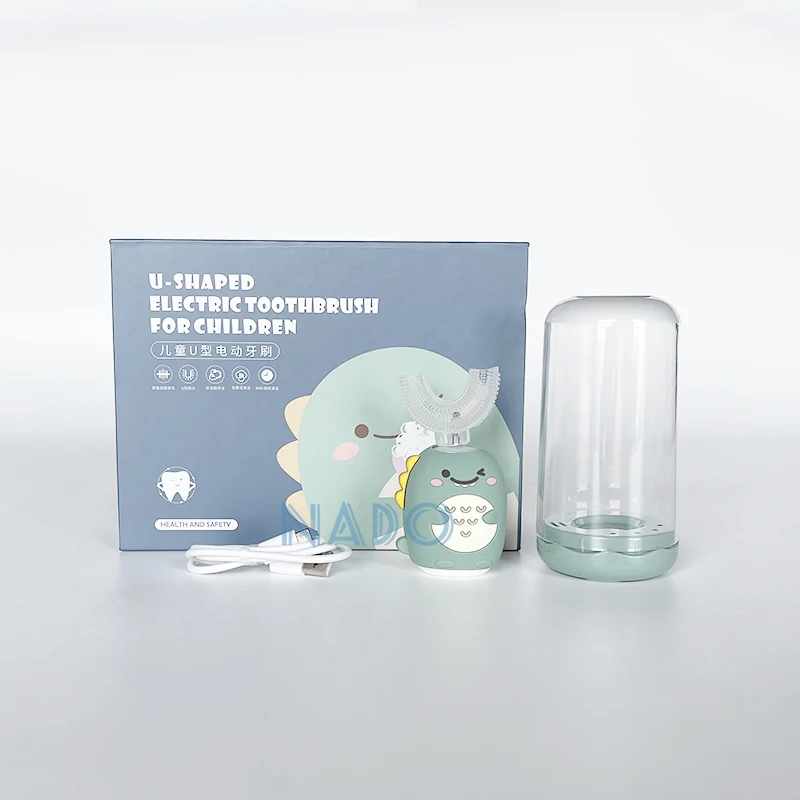 
Wholesales u shaped electric toothbrush for children convl focus kids dental health 