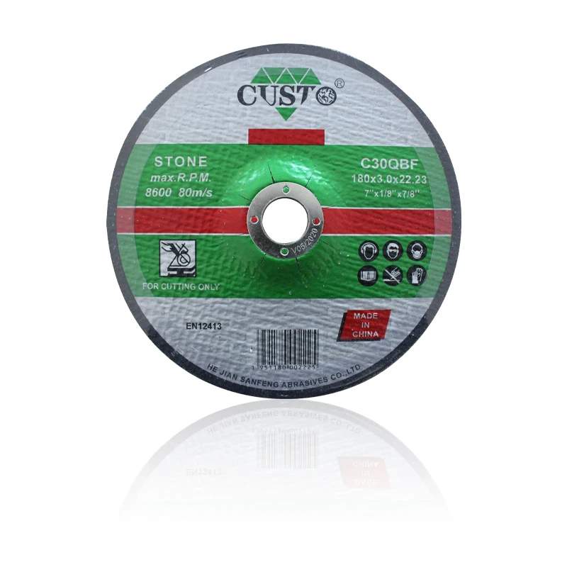 Abrasive Manufacturer Grinding Wheels 7 Inch Resin Bonded Disc Stone 180mm Cutting Disc for Stone