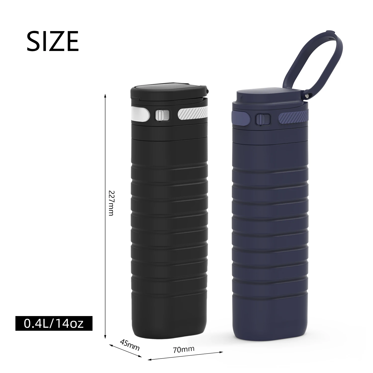New design One Touch Lid 500ml stainless steel vacuum insulated one touch open tumbler water bottle drink bottle