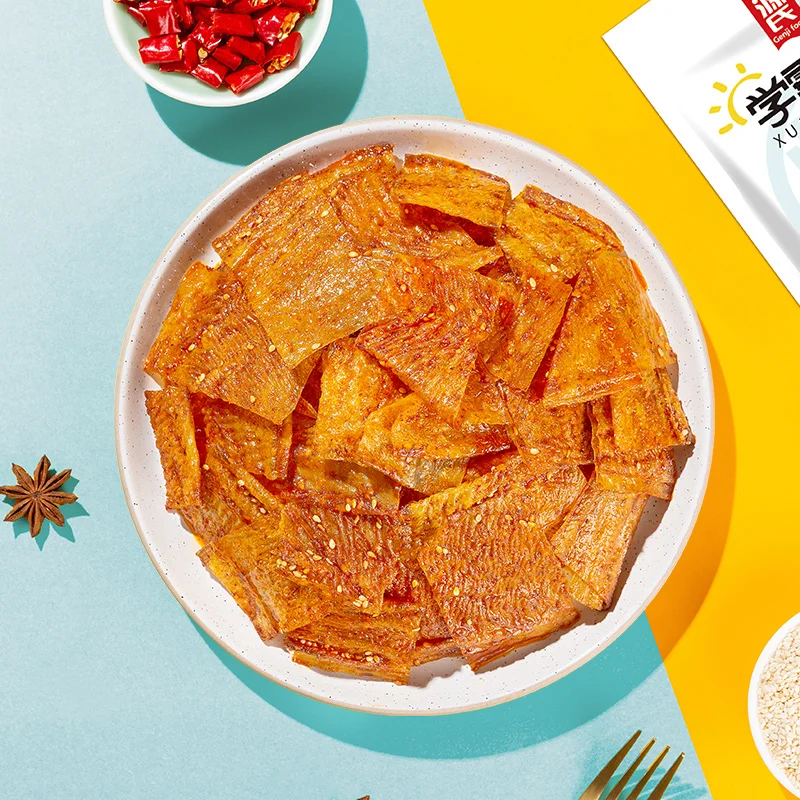 65g Genji food hand-made spicy food Chinese specialty snack spicy soybean latiao spicy strip school snack