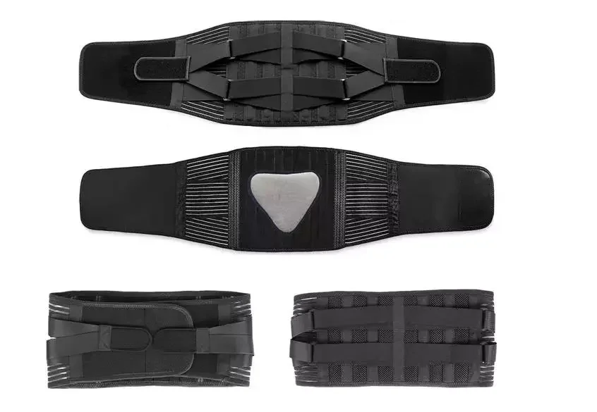 Custom Logo Lumbar Support Belt 6 Stays Breathable Anti-skid Waist Support Ceinture Lombaire Medical Lumbar Back Brace Men Women