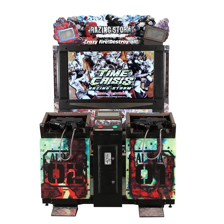 Coin Operated Razing Storm Laser Simulator Electronic Gun Shooting Game Machine