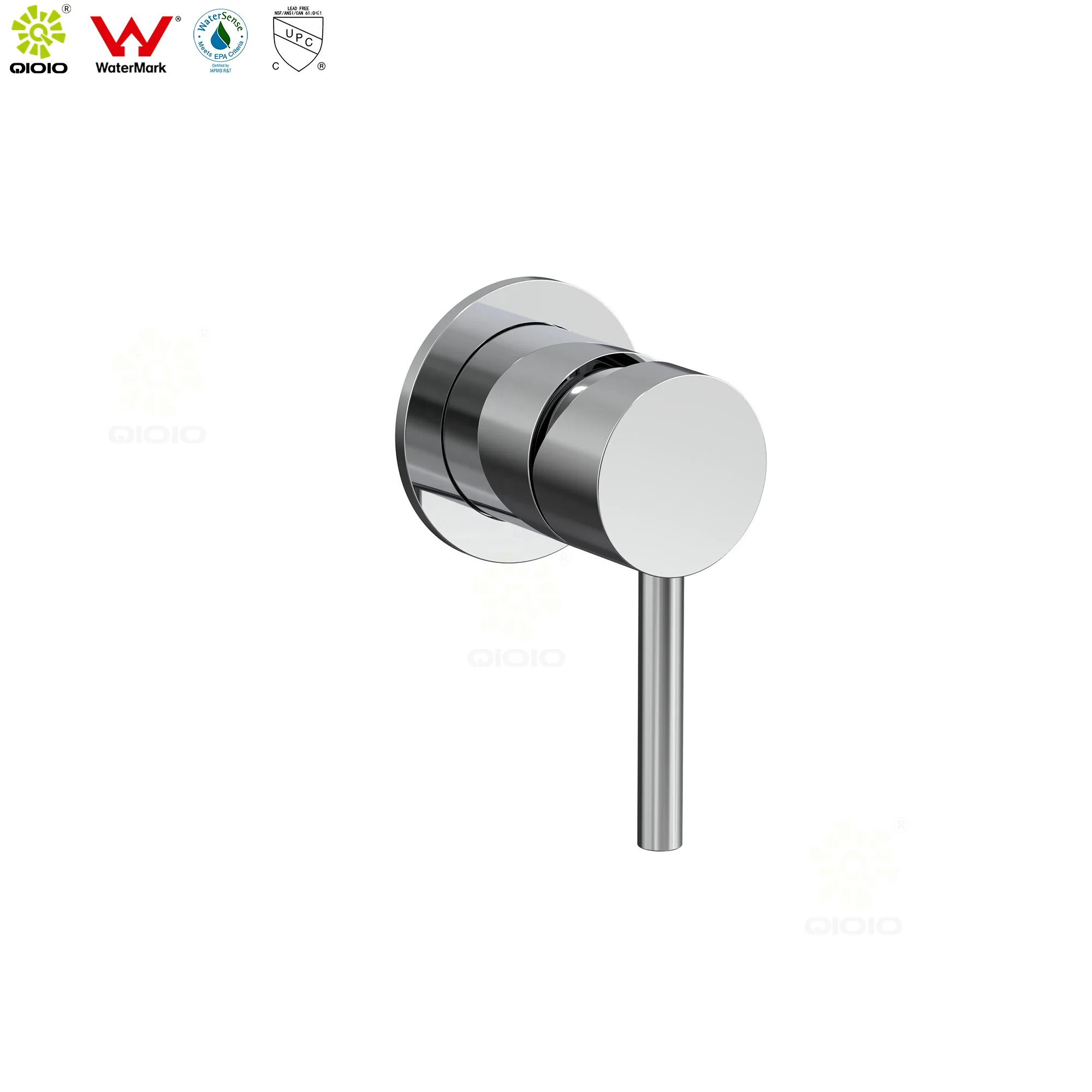 In Wall Mounted Watermark Lead Free PVD Gold Bath Shower mixer Valve body