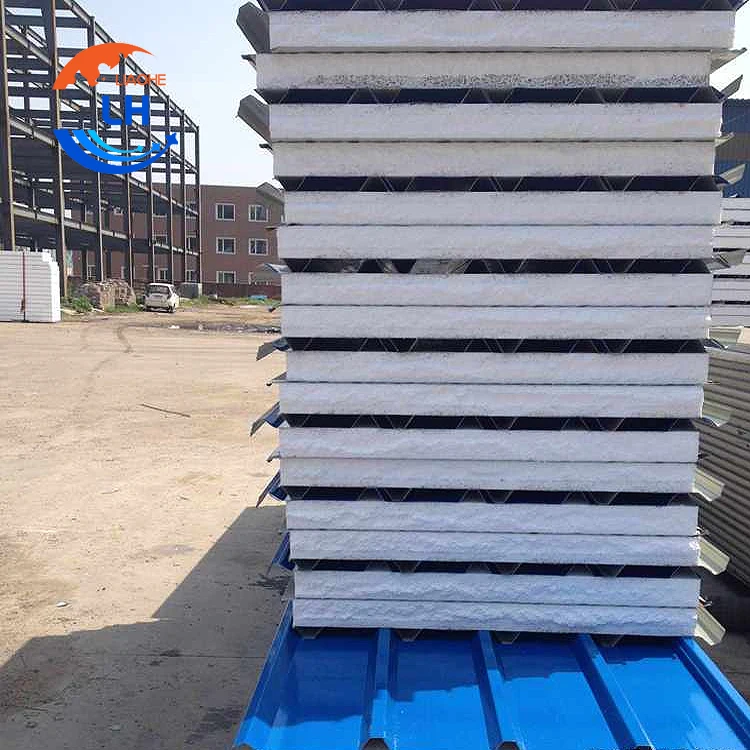 Precast concrete sip wall panel 40mm eps foam insulated panels roof sandwich panel