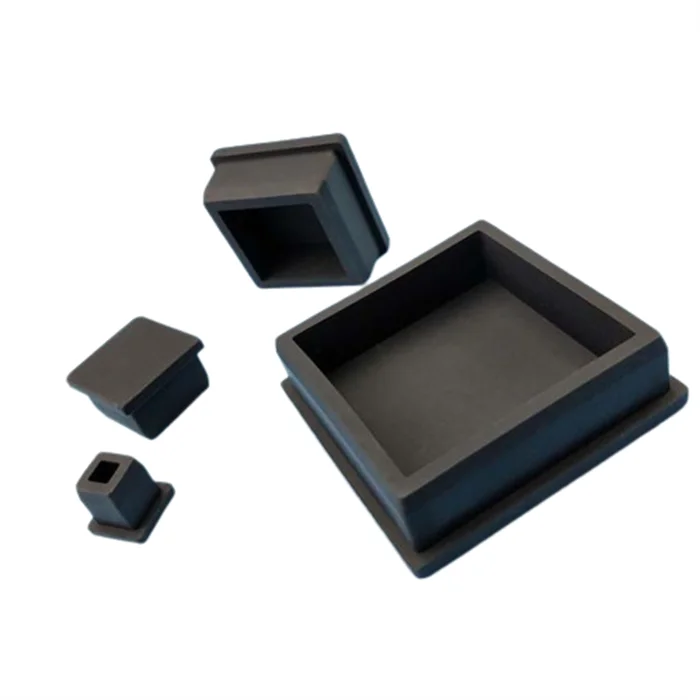 Deson Silicone rubber square inner plug stainless outer plug sealing cap steel pipe internal plug desks and chairs