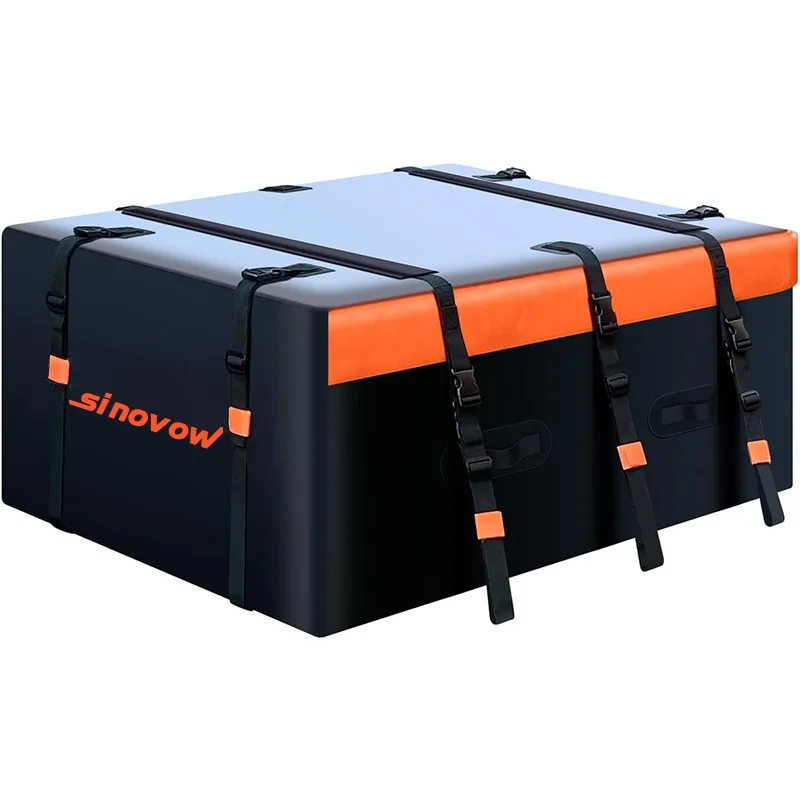 20 Cubic Feet Rooftop Cargo Carrier Tpu Bag Waterproof Car Top Carrier With 6 Door Hooks Luggage Lock