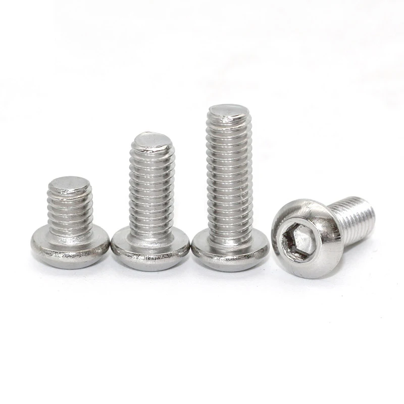 The Most Popular Stainless Steel SUS31608 M3-M16 A4-70 Hexagon Socket Flat Round Head Screw
