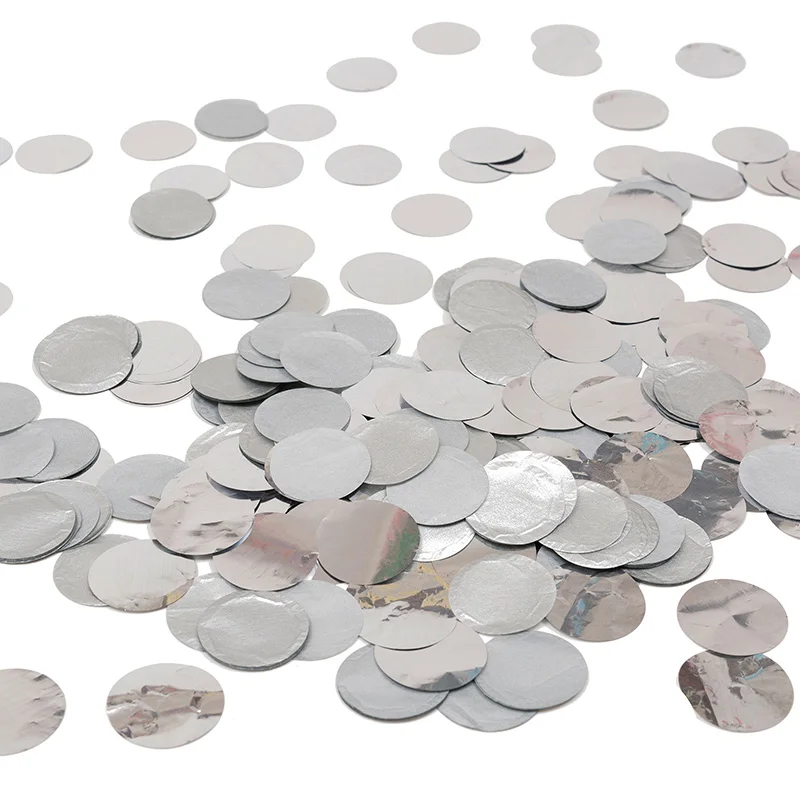 Разноцветные бумажные салфетки с конфетти, биоразлагаемые Круглые Конфетти, пуш-конфетти для украшения свадьбы и мероприятия