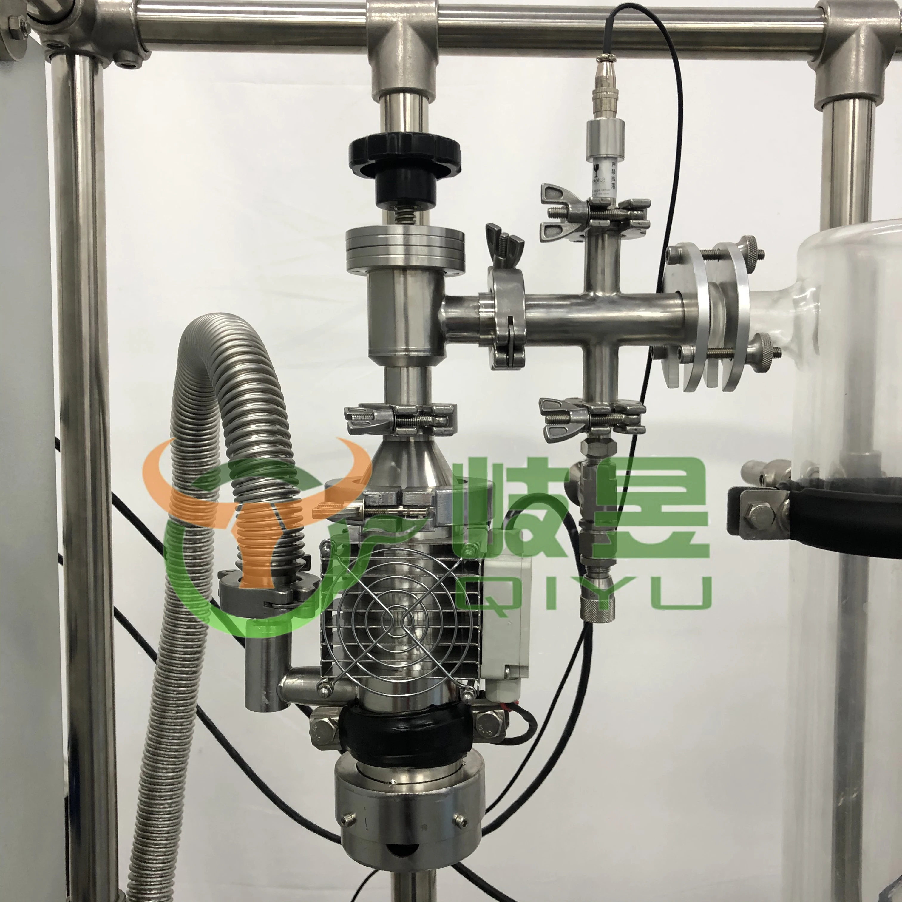 Fast Delivery Training Provided Customized Evaporation Systems High Vacuum Environment Glass Wiped Film Molecular Distillation