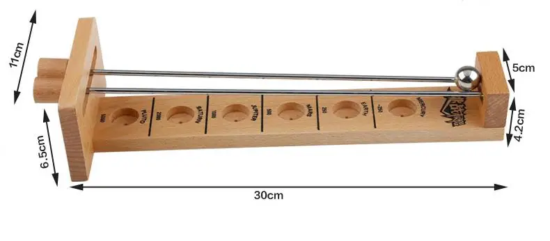 Wooden desktop Balance game Shoot the moon
