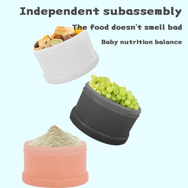 2023 FactoryY hot selling baby feeding milk powder box portable dispenser milk container storage baby food box