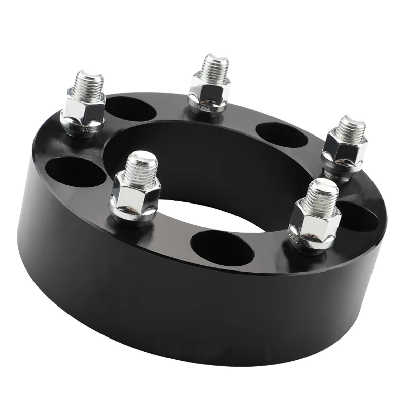 
SM New 1.5 inch 6x5.5-6x5.5 Black CB 78.1mm M14x1.5 6x139.7 Hubcentric Aluminum Wheel Spacers 