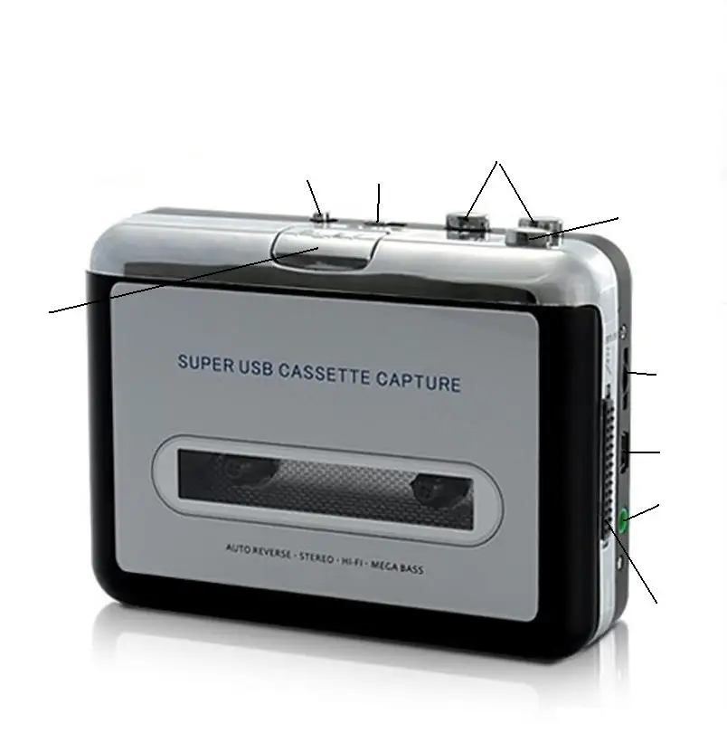 Многофункциональный портативный классический Кассетный плеер walkman Factory OEM для MP3 конвертера