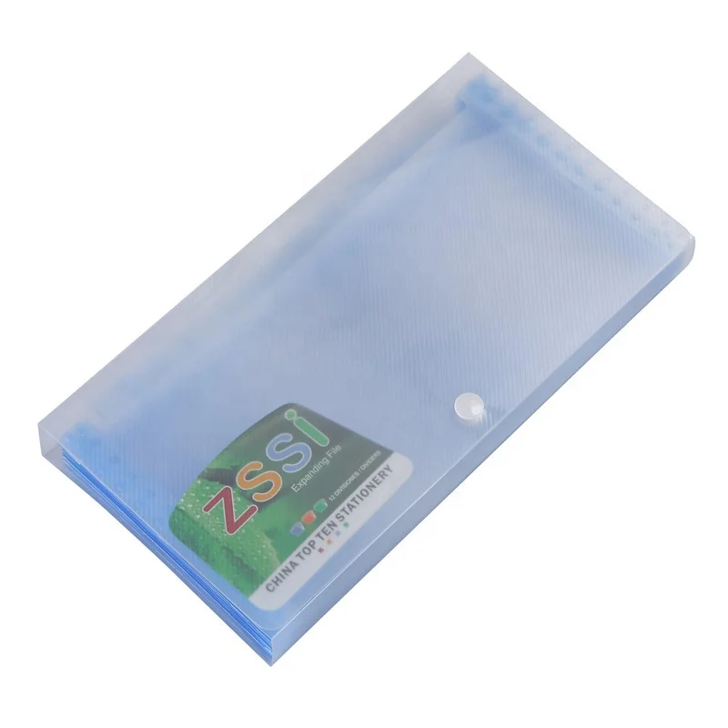 
Wallet Foldable Paper Expending A5 Plastic with Button Expanding File Folder 