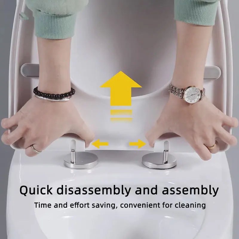 Modern Soft Closing Toilet Seat Cover Bathroom Easy Install Toilet Seat Modern Wc Toilet Seat Cover