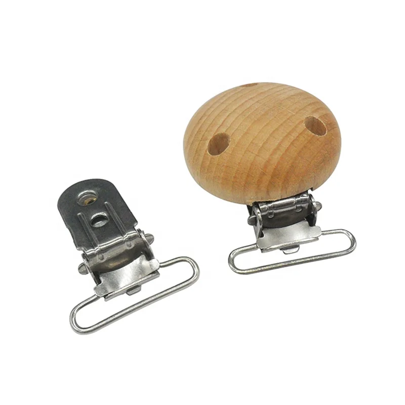 Metal Clip Pacifier Holder Baby Soother Dummy Clip Can Engrave Logo