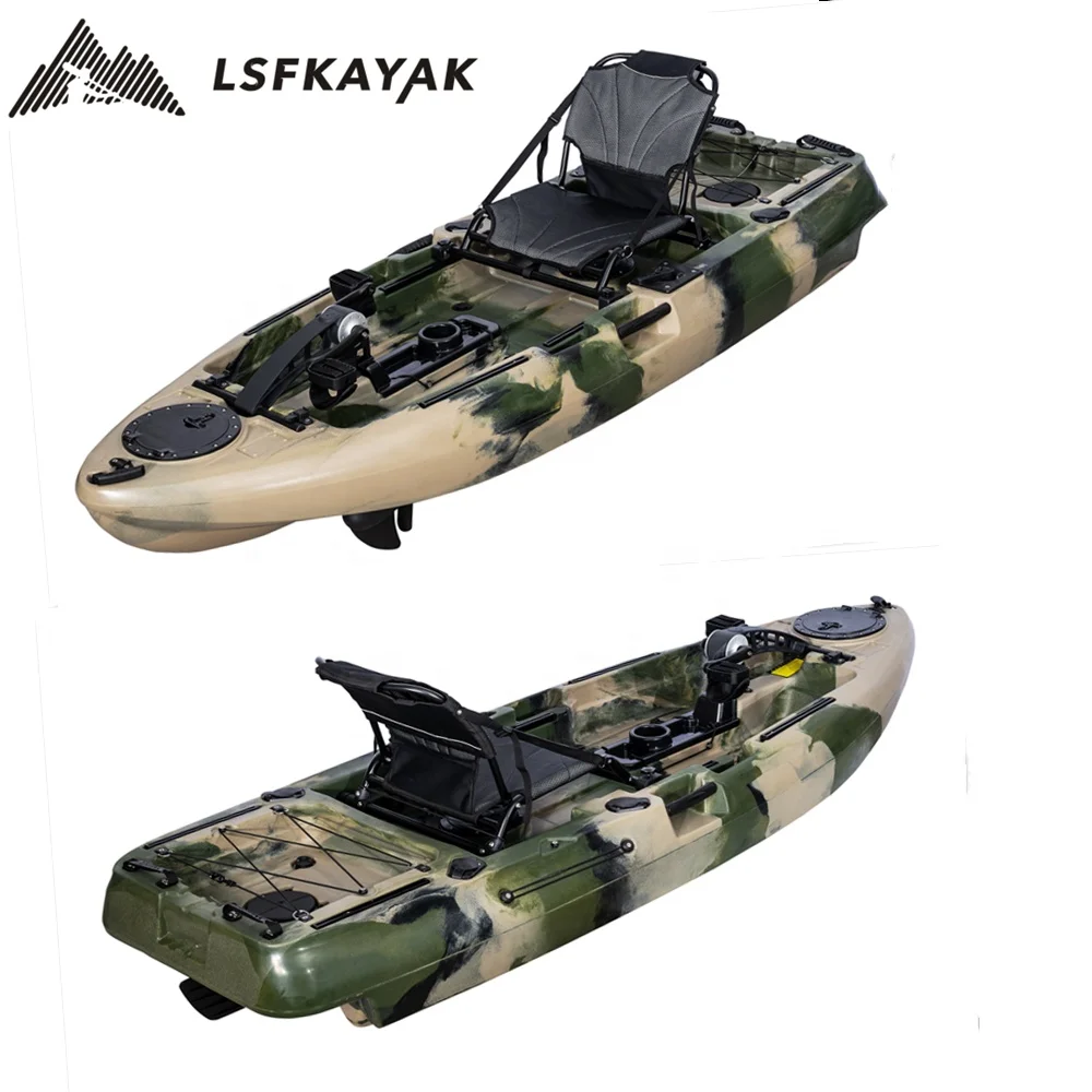 Гребной пластиковый рыболовный каноэ LSF