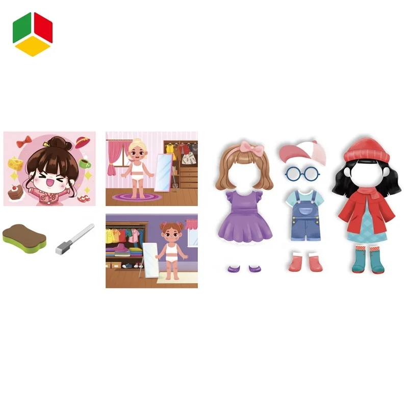 QS Trending Products 2023 New Arrivals Plastic Doodle Board Toys Color Drawing Sketch Magnetic Writing Board For Kids