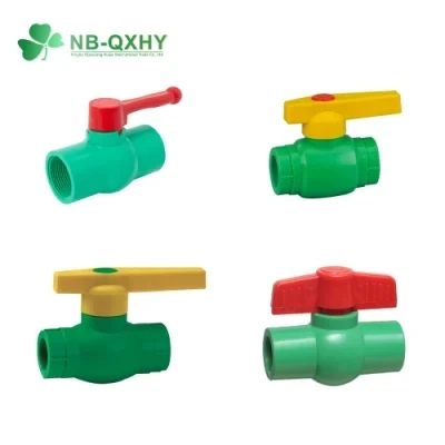 Hot Water Plastic Green PPR Elbow Ball Valve Tee Pipe Fittings