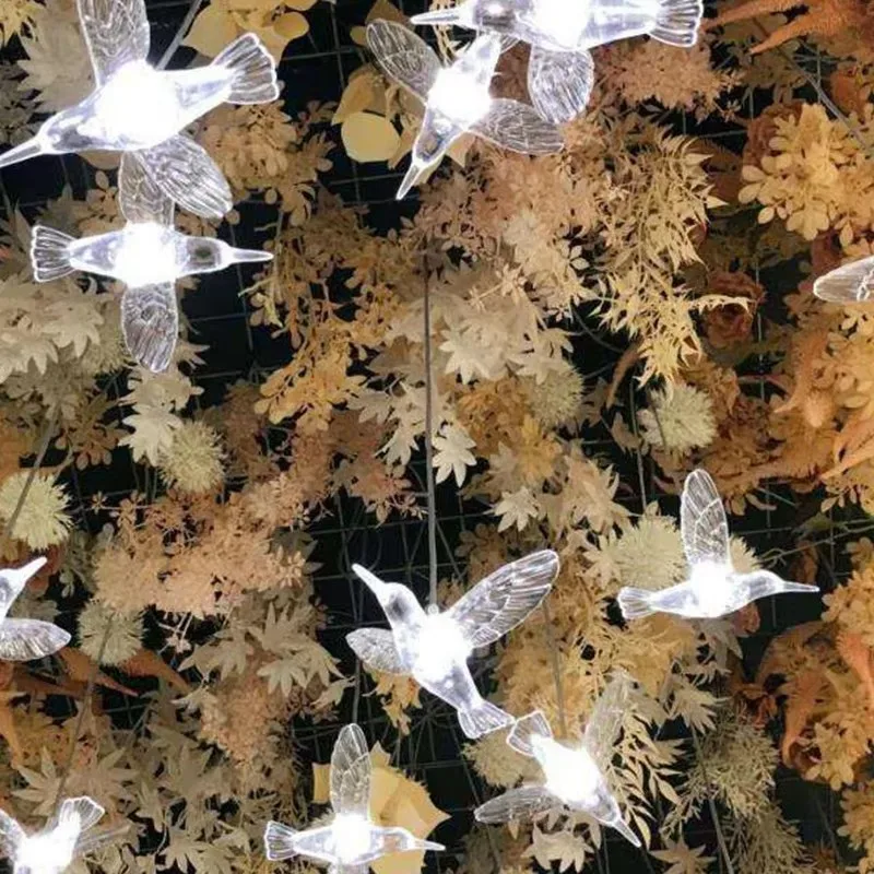 Factory wholesale new wedding props glow 10heads Little Swan transparent chandelier wedding stage venue layout decorative lights