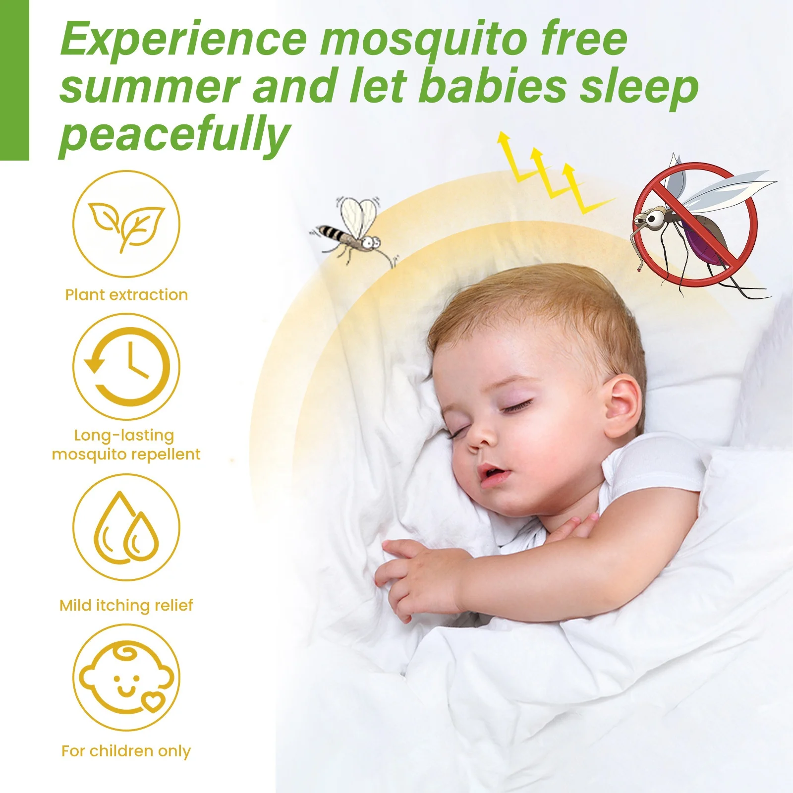 high quality natural ingredients baby anti mosquito repellent liquid spray florida water mosquito itch relief