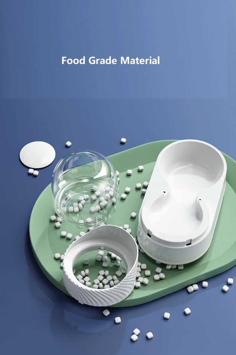 Новинка 2022, Автоматический водяной фонтан для домашних животных, миска для воды и еды для кошек и собак с большим лицом, водяной фонтан для кошек