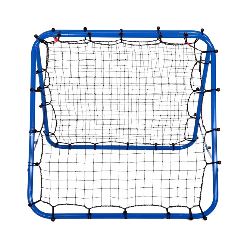 Adjustable outdoor football soccer training Kickback sturdy metal tube rebounder net