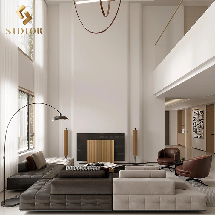 Modern minimalist villa luxury house 3d rendering interior design services architectural home decor interior design