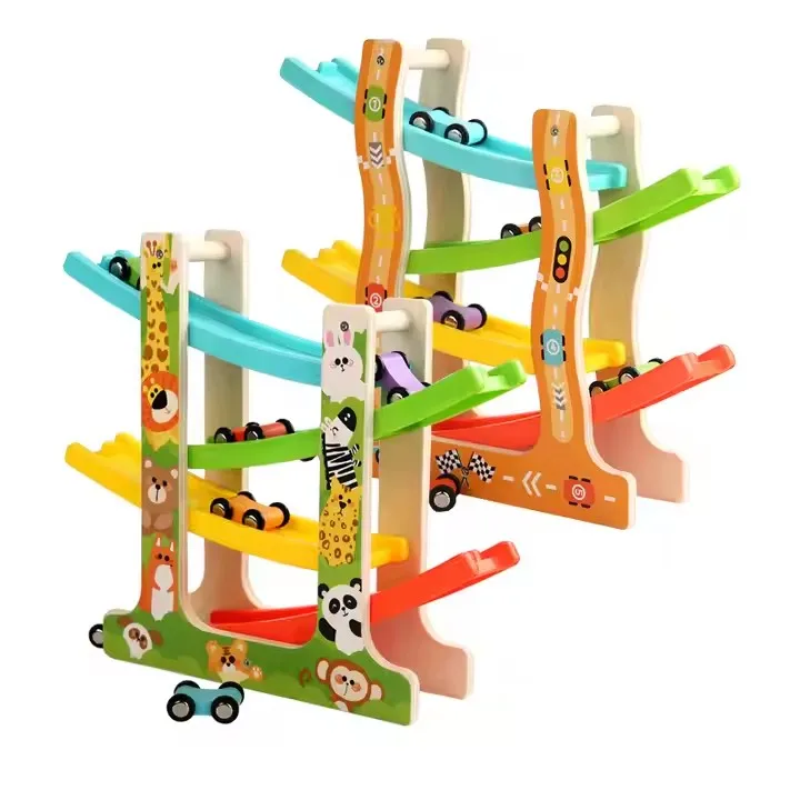 RTS 2025 Wooden Car Toys Animal And Transportation Theme Boy Girl Themes Gift Early Education Puzzle Wooden Toy Wholesale