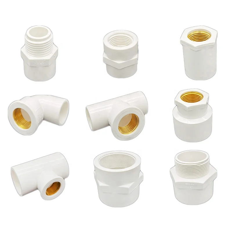 High quality water supply and drainage plastic tubo tee pipe pvc fittings for plumbing pipe fittings