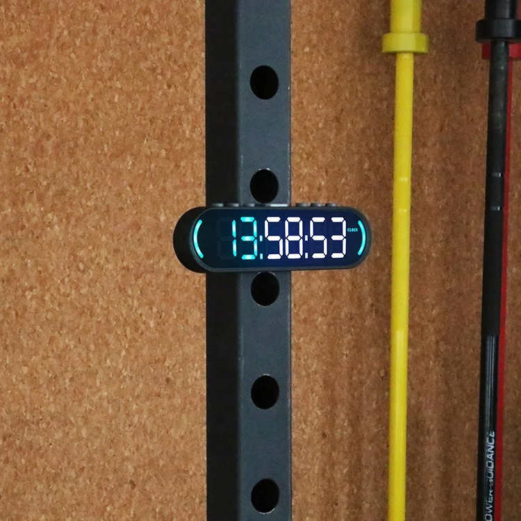 Portable LED Display Digital Timer Non-slip Design Mini Gym Timer