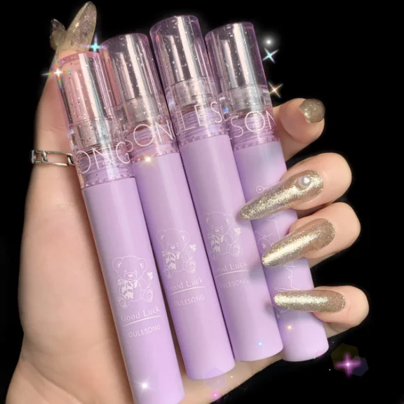 Both Lips And Cheeks Moisturize Longlasting Use Lip Gloss Stick to Skin Solid Color