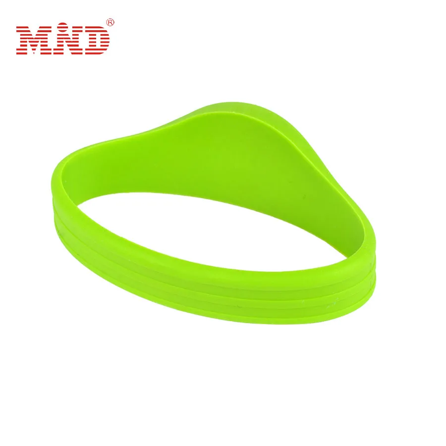 Stock nfc silicone sports wristbands rfid silicone rubber bracelets