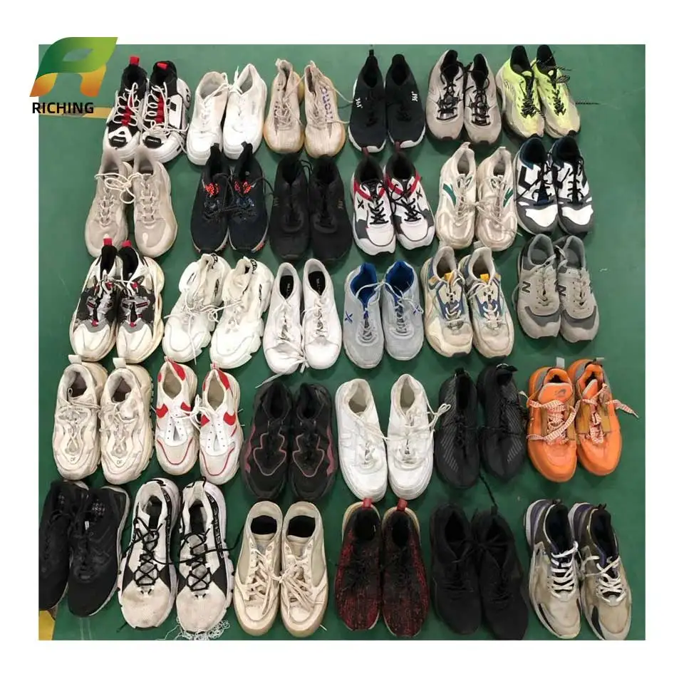 Imported China Guangzhou Shoe Ball Men Sport Original Branded Used Second Hand Shoes a Grade