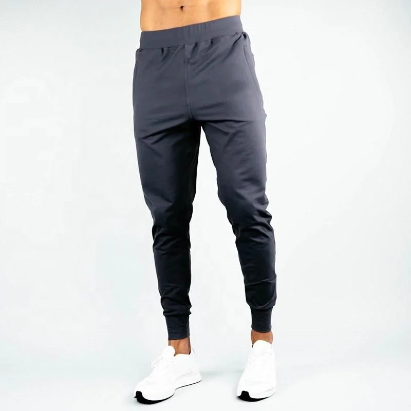 Wholesale Custom plain fleece sportswear Oem logo gym pants for men