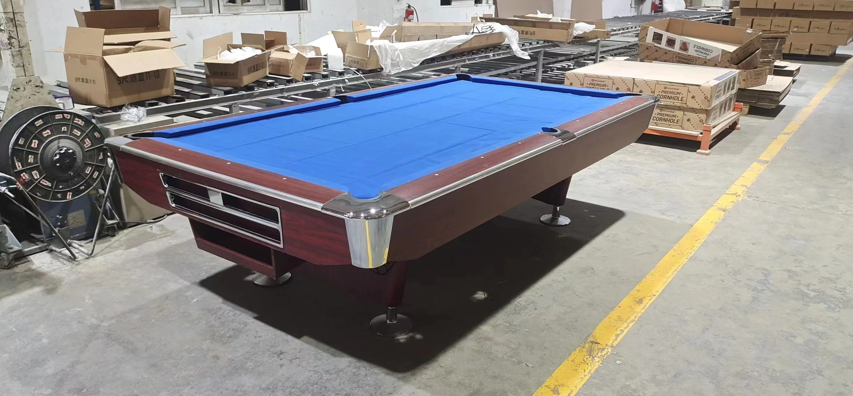 Professional russian billiard pool table 9ft with marble slates for sale