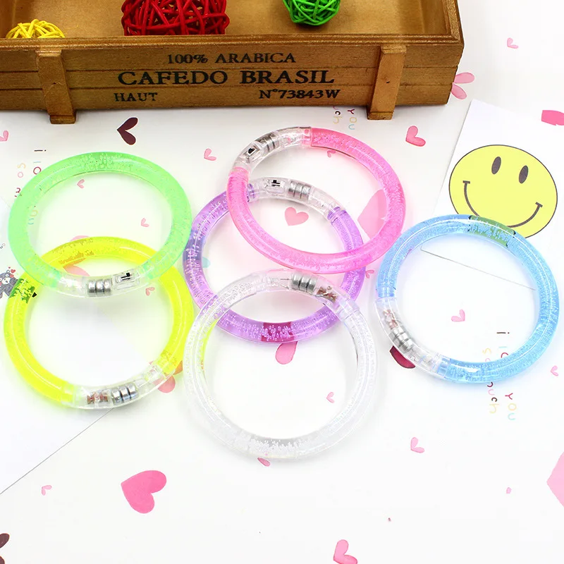Wholesale Glow Sticks Bracelets Party Supplies For Kids And Adults Glow luminous Party Bracelet Led Slap Bracelet