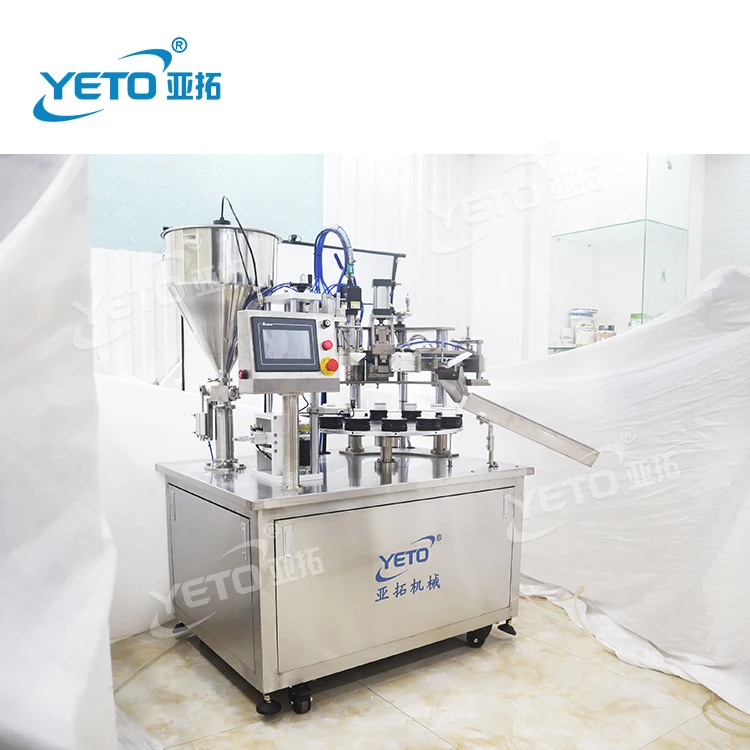 Factory price plastic tube filling and heat sealing machine Plastic/laminate plastic tube filling and hot air sealing machine